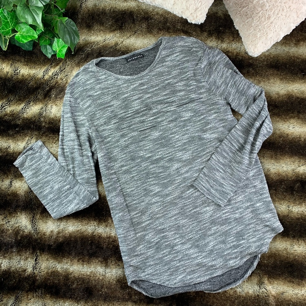 Jaywalker Black + Gray Sweater